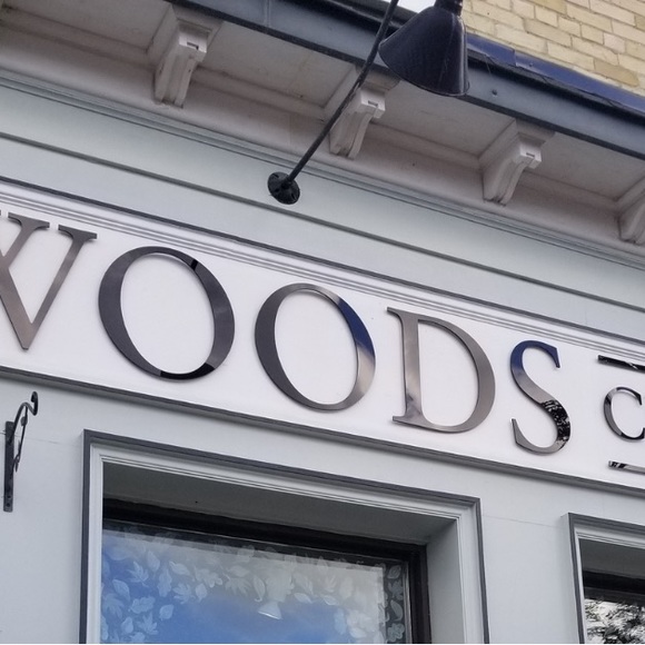 WOODS LONDON 🇬🇧GREY PEA Coat size extra large very sharp jacket🇬🇧 fall mod - Picture 4 of 17